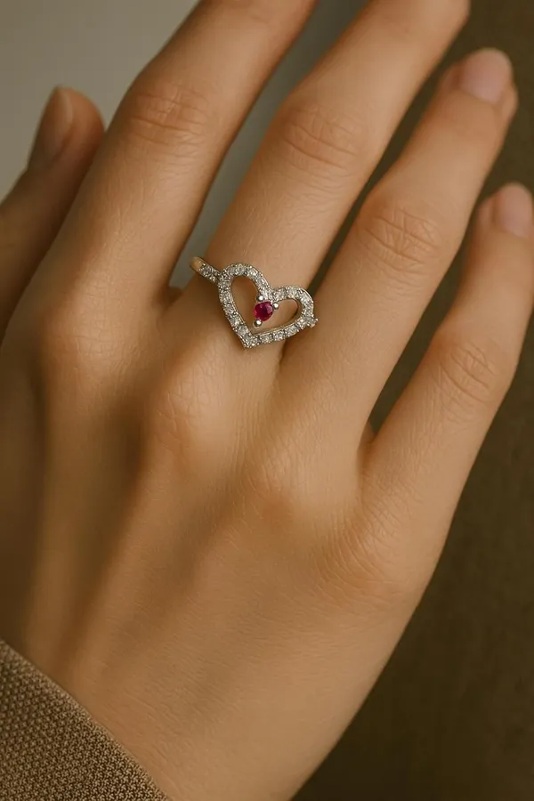 Rose_Gold_925_Sterling_Silver_Ruby_Heart_Band_Ring_For_Women