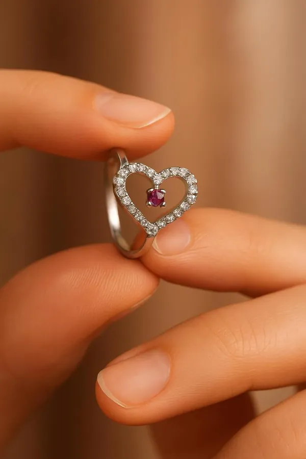 Rose_Gold_925_Sterling_Silver_Ruby_Heart_Band_Ring_For_Women