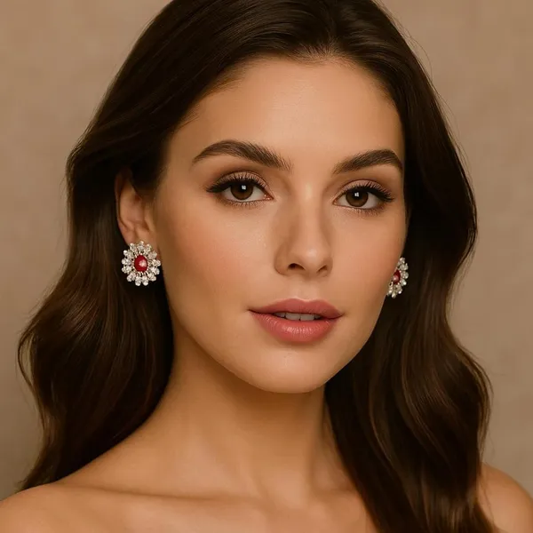 Silver_925_Sterling_Ruby_Accent_Stud_Earrings_For_Women