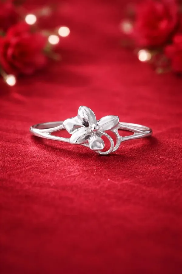 Silver_925_Sterling_Orchid_Design_Ring_For_Women