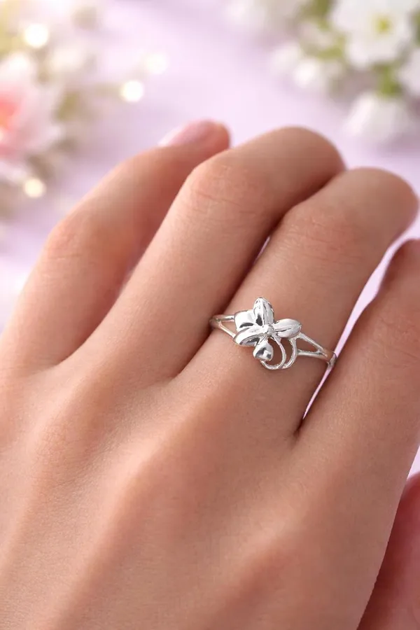 Silver_925_Sterling_Orchid_Design_Ring_For_Women