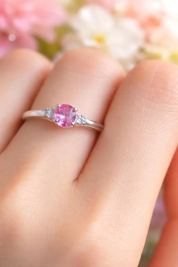 Silver_925_Sterling_Pink_Sapphire_Promise_Ring_For_Women