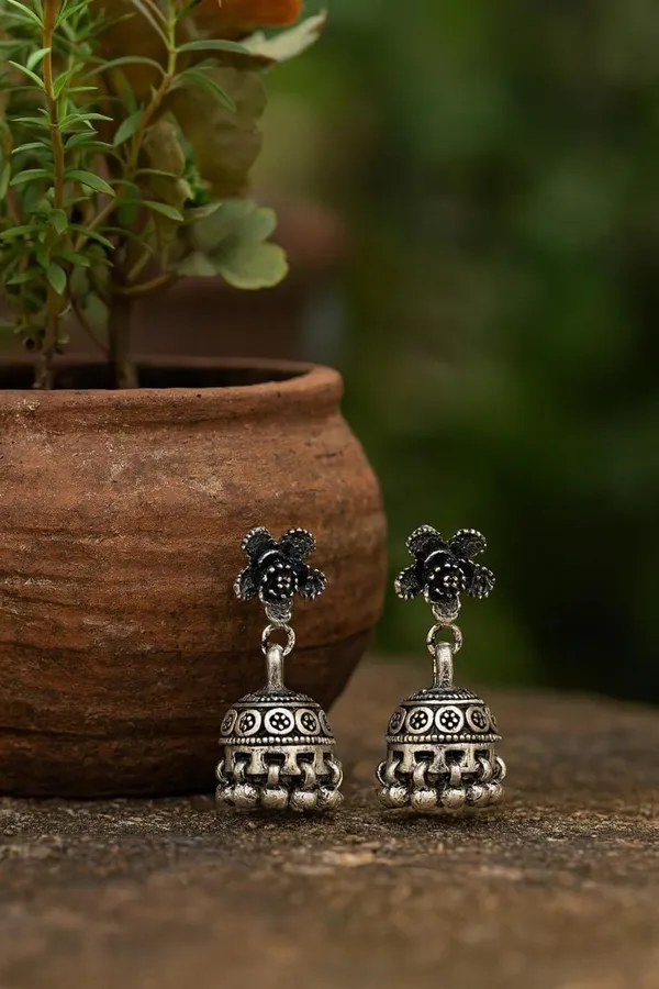 Silver_925_Sterling_Traditional_Jhumki_Earrings_For_Women