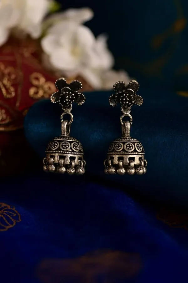 Silver_925_Sterling_Traditional_Jhumki_Earrings_For_Women