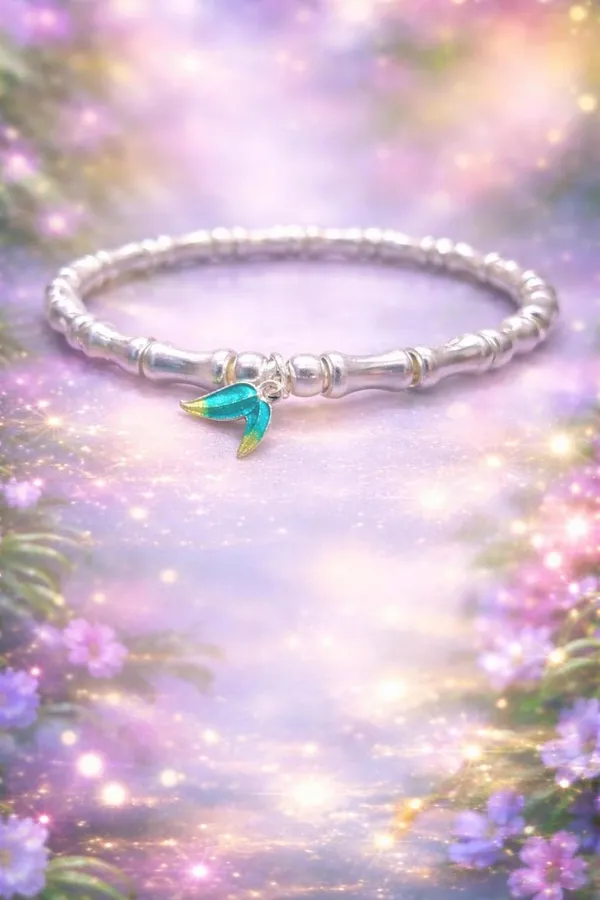 Silver_Bamboo_Leaf_Charm_Stretch_Bracelet_For_Women