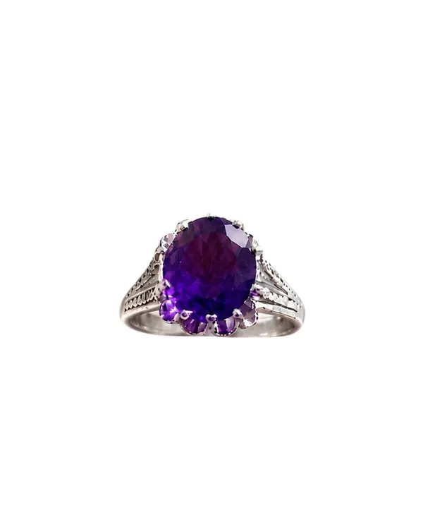 Silver_925_Sterling_Purple_Zircon_Adjustable_Ring_For_Women