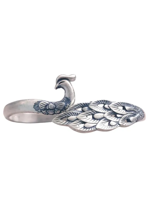 Silver_925_Sterling_Peacock_Feather_Oxidised_Cuff_Bracelet_For_Women