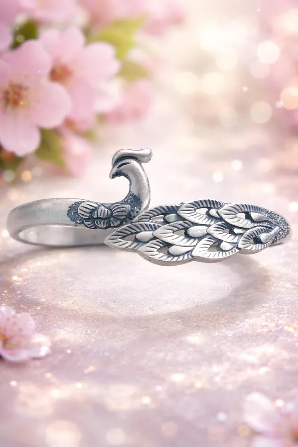 Silver_925_Sterling_Peacock_Feather_Oxidised_Cuff_Bracelet_For_Women
