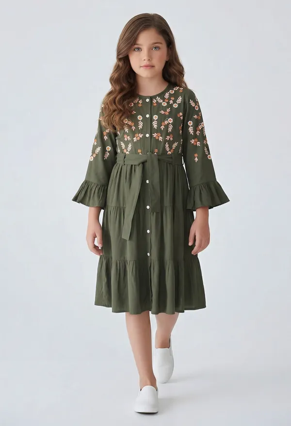 Girls_Midi_Knee_Length_Casual_Dress