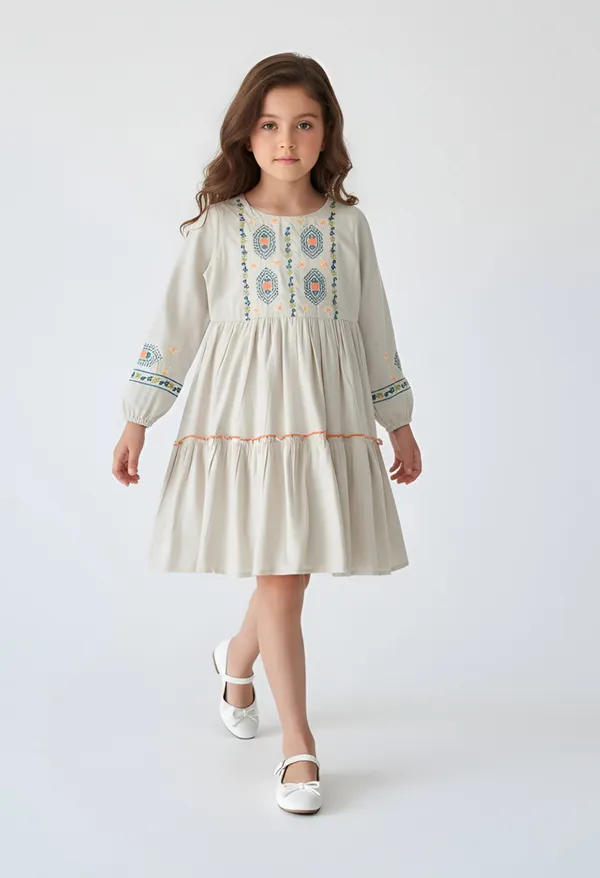 Girls_Midi_Knee_Length_Casual_Dress