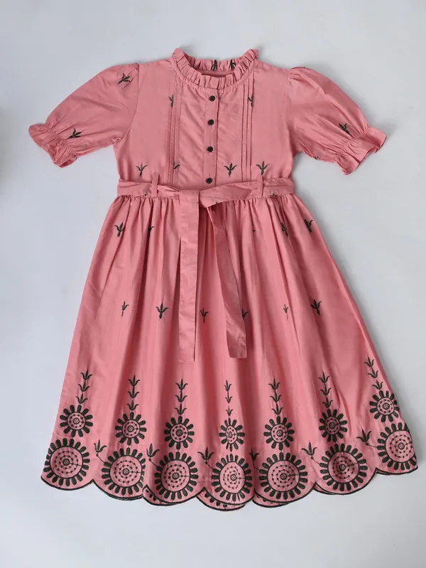 Girls_Below_Knee_Casual_Dress