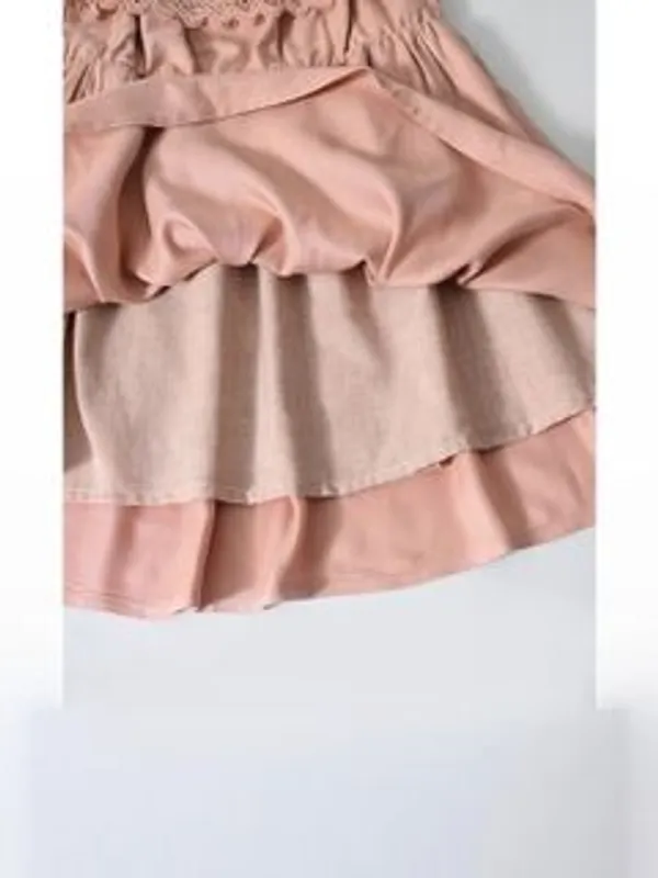 Bella_Moda_Girls_Above_Knee_Casual_Dress_Orange_Short_Sleeve