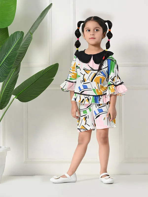 Bella_Moda_Girls_Casual_Top_Shorts_Multicolor