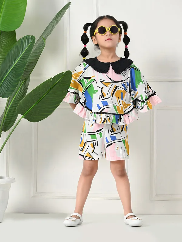 Bella_Moda_Girls_Casual_Top_Shorts_Multicolor