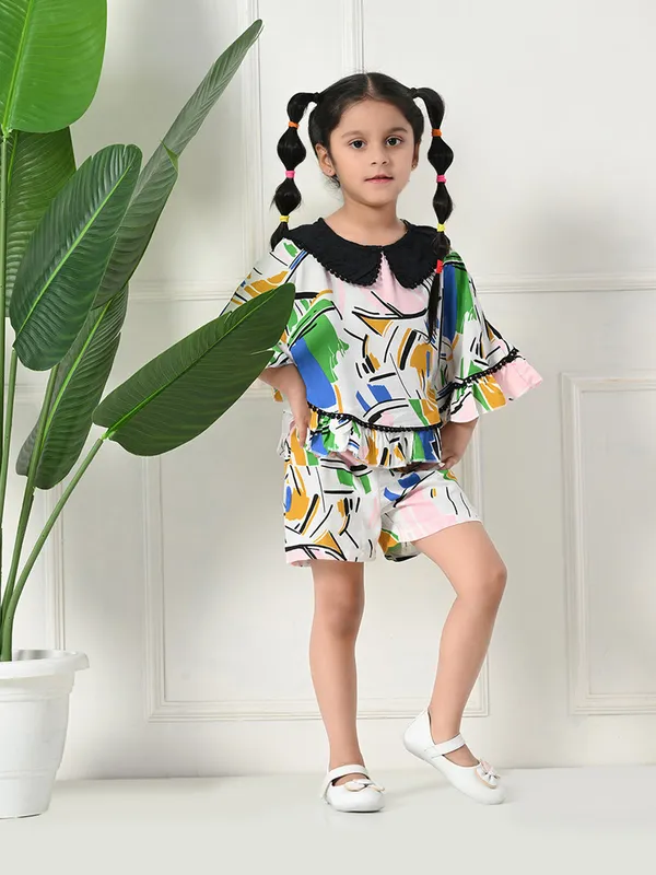 Bella_Moda_Girls_Casual_Top_Shorts_Multicolor