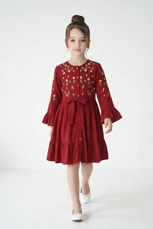 Girls_Midi_Knee_Length_Casual_Dress