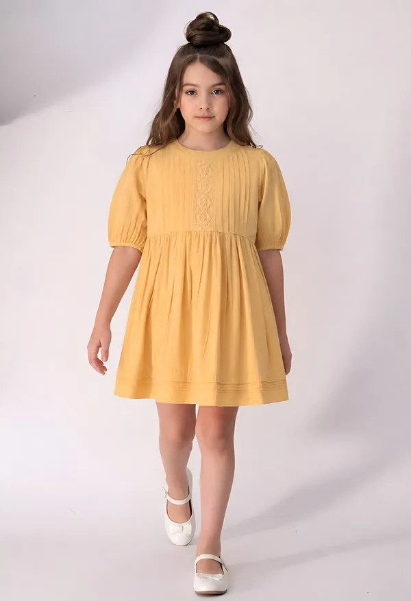 Girls_Above_Knee_Casual_Dress