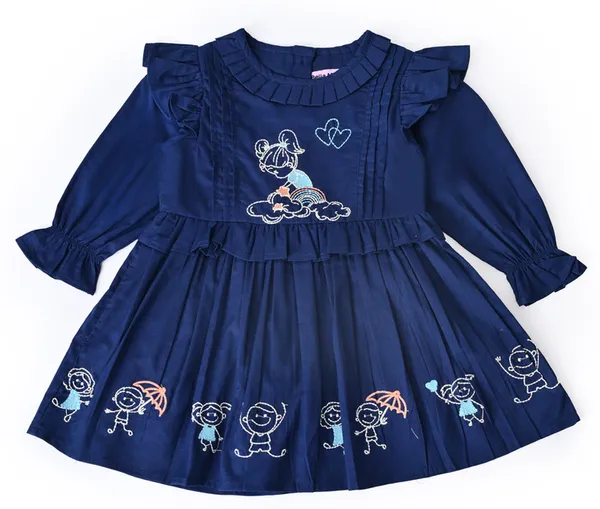 Baby_Girls_Midi_Knee_Length_Casual_Dress