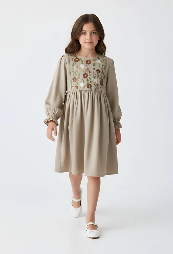 Girls_Midi_Knee_Length_Casual_Dress