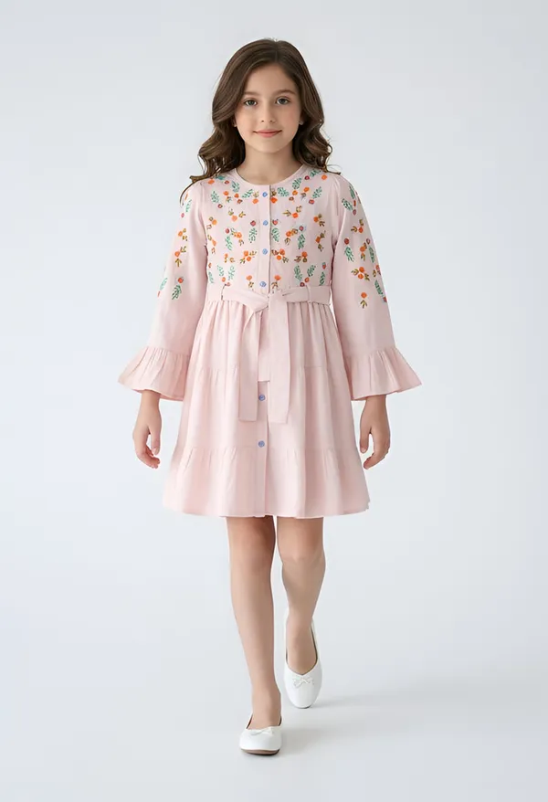 Girls_Midi_Knee_Length_Casual_Dress