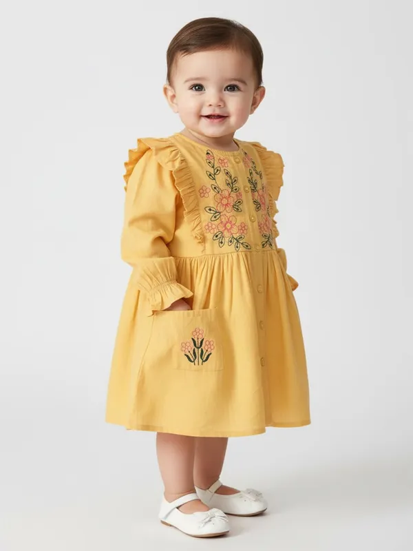 Baby_Girls_Midi_Knee_Length_Casual_Dress