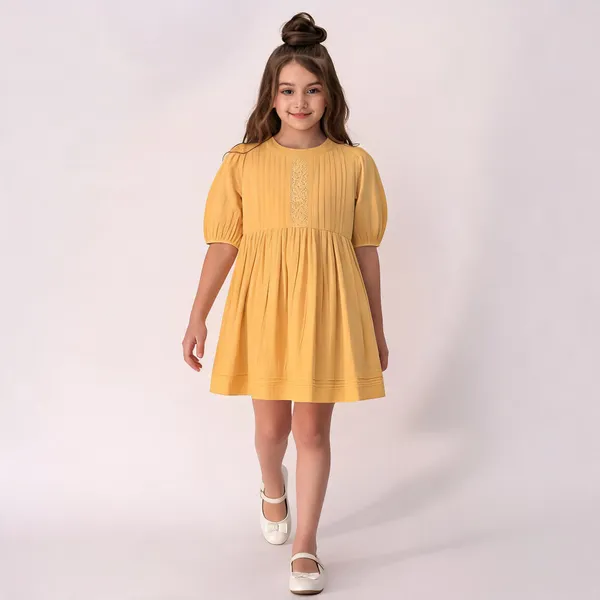 Girls_Above_Knee_Casual_Dress