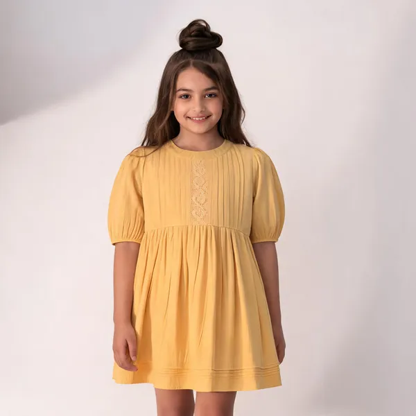 Girls_Above_Knee_Casual_Dress