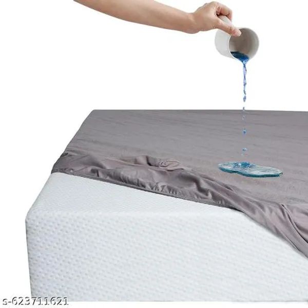 Livepure_King_Size_Fitted_Waterproof_Mattress_Protector_For_Double_Bed_100_Soft_Breathable_Polyester_Bed_Protector_Elastic_Fitted_Anti_Dust_Anti_Spill_Gadda_Cover_Washable_Waterproof_Bedsheet_For_Baby_Adults_72x78_Inch