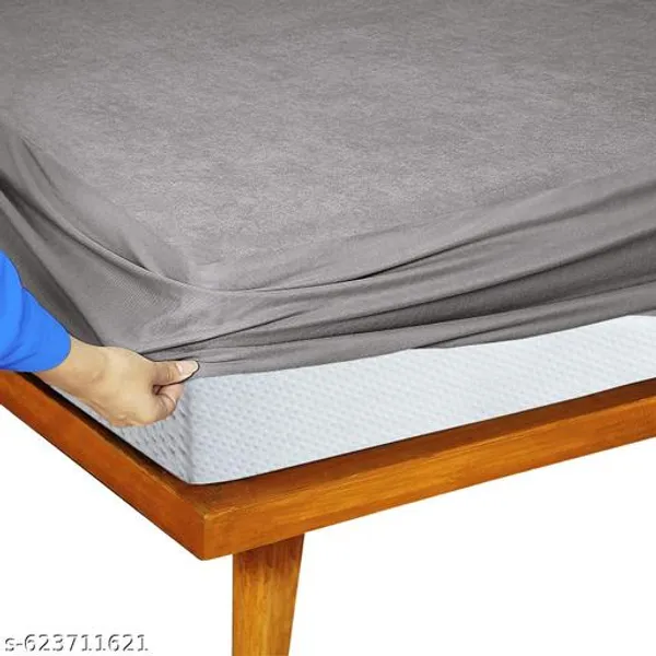Livepure_King_Size_Fitted_Waterproof_Mattress_Protector_For_Double_Bed_100_Soft_Breathable_Polyester_Bed_Protector_Elastic_Fitted_Anti_Dust_Anti_Spill_Gadda_Cover_Washable_Waterproof_Bedsheet_For_Baby_Adults_72x78_Inch