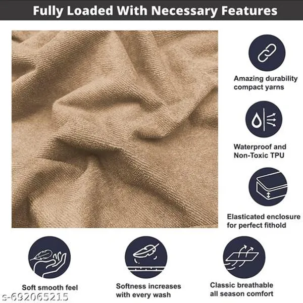 100_Waterproof_Mattress_Protector_Gadda_Cover_Bed_Cover_Breathable_Bed_Cover