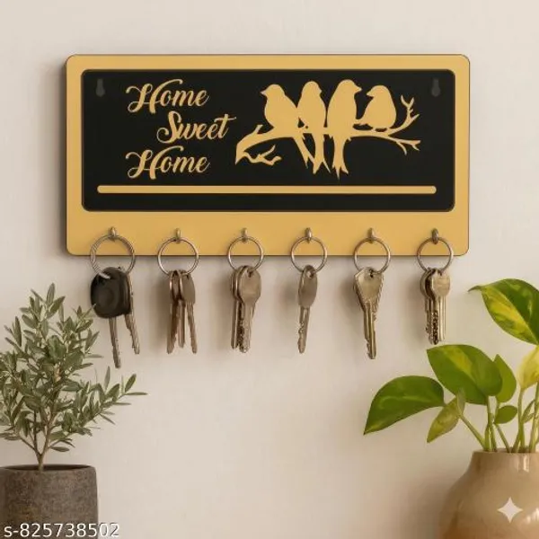 Home_Sweet_Home_Wooden_Key_Holder_For_Wall_With_Bird_Design_Decorative_Key_Stand_With_Hooks_Wall_Mounted_Key_Organizer_For_Home_Entrance