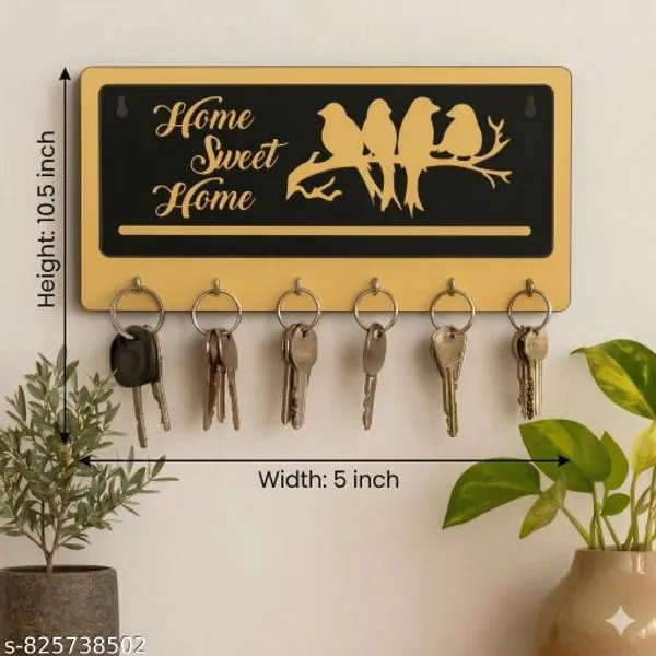 Home_Sweet_Home_Wooden_Key_Holder_For_Wall_With_Bird_Design_Decorative_Key_Stand_With_Hooks_Wall_Mounted_Key_Organizer_For_Home_Entrance