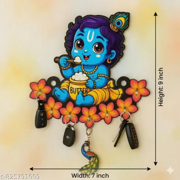 Baby_Krishna_Wooden_Key_Holder_For_Wall_Krishna_Key_Stand_With_Hooks_Decorative_Key_Organizer_For_Home_Entrance_Krishna_Wall_Key_Hanger