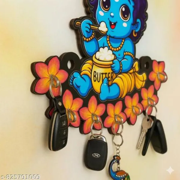 Baby_Krishna_Wooden_Key_Holder_For_Wall_Krishna_Key_Stand_With_Hooks_Decorative_Key_Organizer_For_Home_Entrance_Krishna_Wall_Key_Hanger