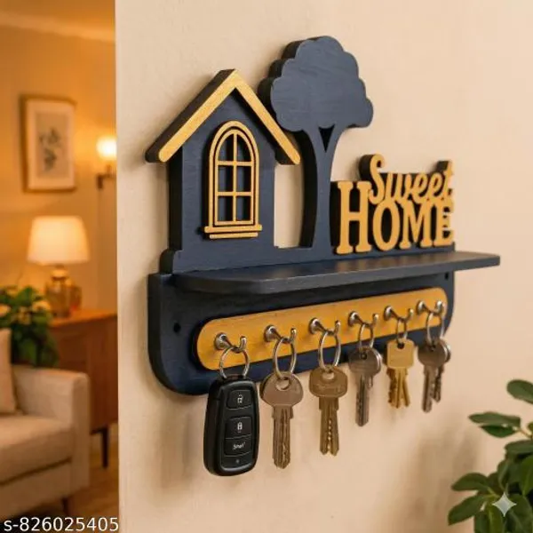 Sweet_Home_Wooden_Key_Holder_With_Shelf_For_Wall_Decorative_Key_Stand_With_Hooks_Wall_Mounted_Key_Organizer_For_Home_Entrance_Key_Hanger_Wall_Decor