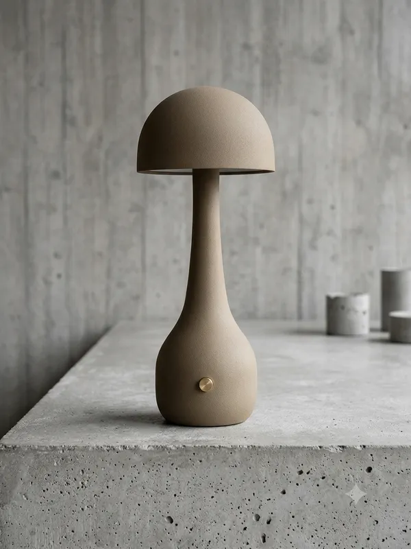 Metal_Modern_Mushroom_Beige_Cordless_Table_Lamp