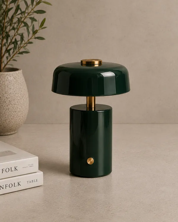 Metal_Modern_Dome_Glossy_Green_Cordless_Table_Lamp