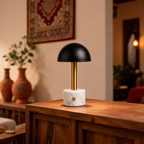 Marble_Metal_Modern_Solid_White_Black_Cordless_Table_Lamp