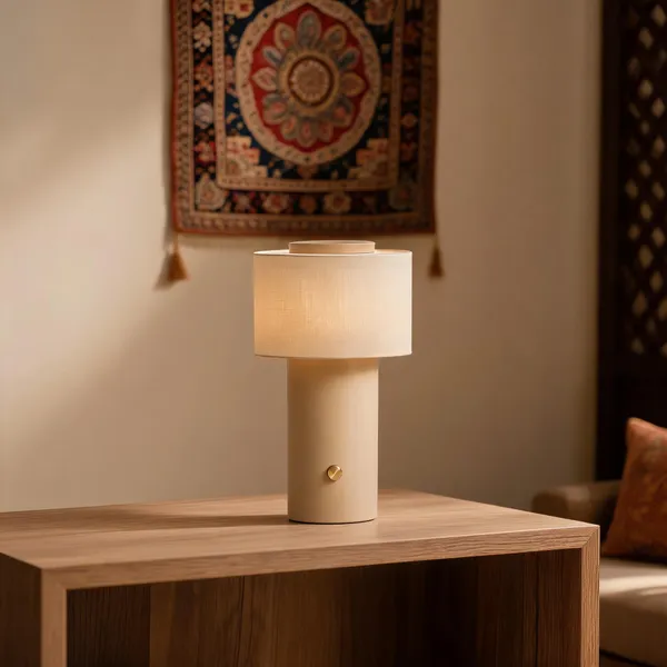 Metal_Fabric_Modern_Cylindrical_Beige_Cordless_Table_Lamp