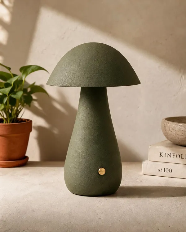 Metal_Modern_Dome_Olive_Green_Cordless_Table_Lamp