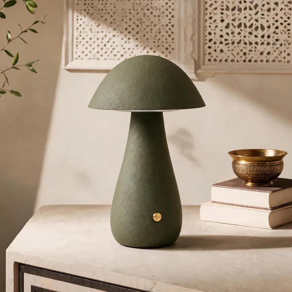 Metal_Modern_Dome_Olive_Green_Cordless_Table_Lamp