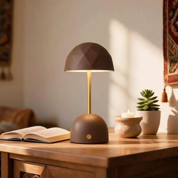 Metal_Modern_Faceted_Dome_Chocolate_Cordless_Table_Lamp