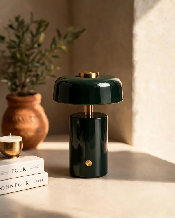 Metal_Modern_Dome_Glossy_Green_Cordless_Table_Lamp