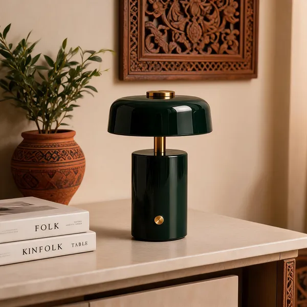 Metal_Modern_Dome_Glossy_Green_Cordless_Table_Lamp