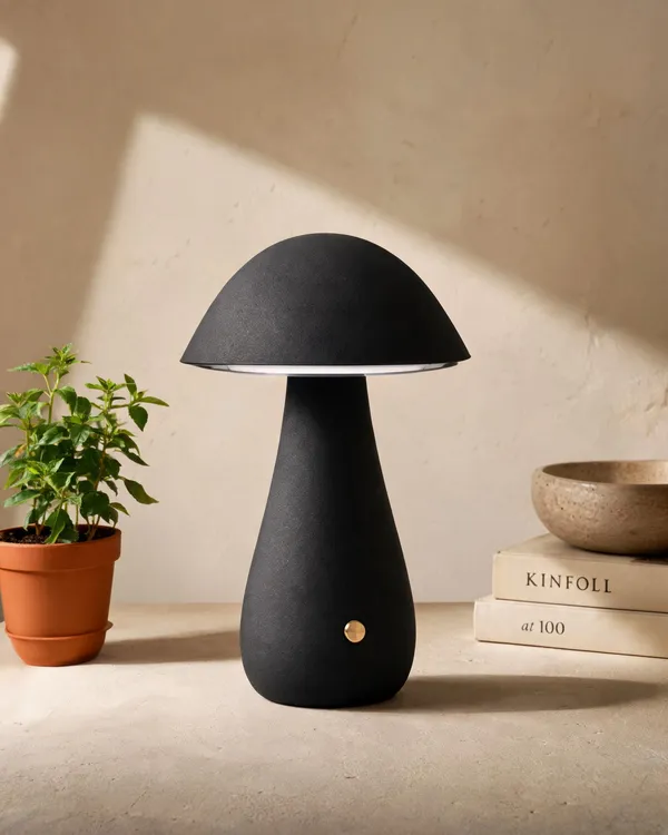Metal_Modern_Matte_Black_Mushroom_Cordless_Table_Lamp