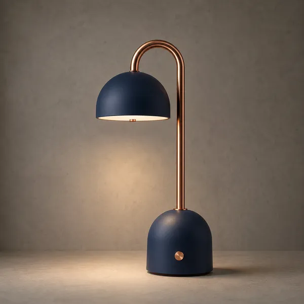 Metal_Modern_Arch_Dome_Blue_Copper_Cordless_Table_Lamp