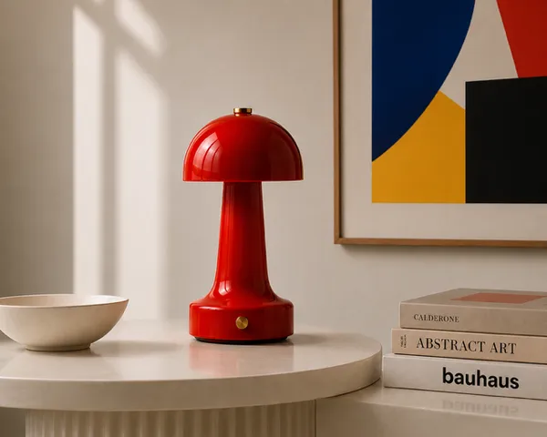 Metal_Modern_Mushroom_Glossy_Red_Cordless_Table_Lamp