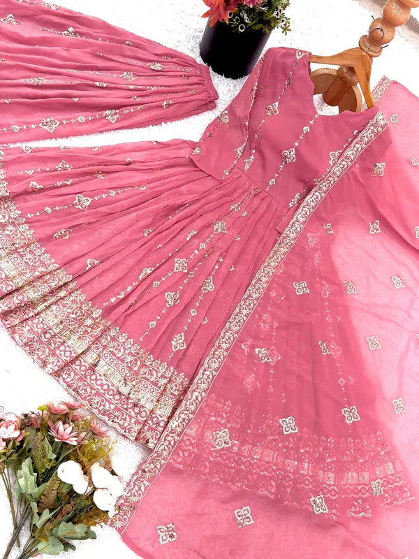 Pink_Fandy_Silk_Embroidered_Lehenga_Choli_Set_For_Women