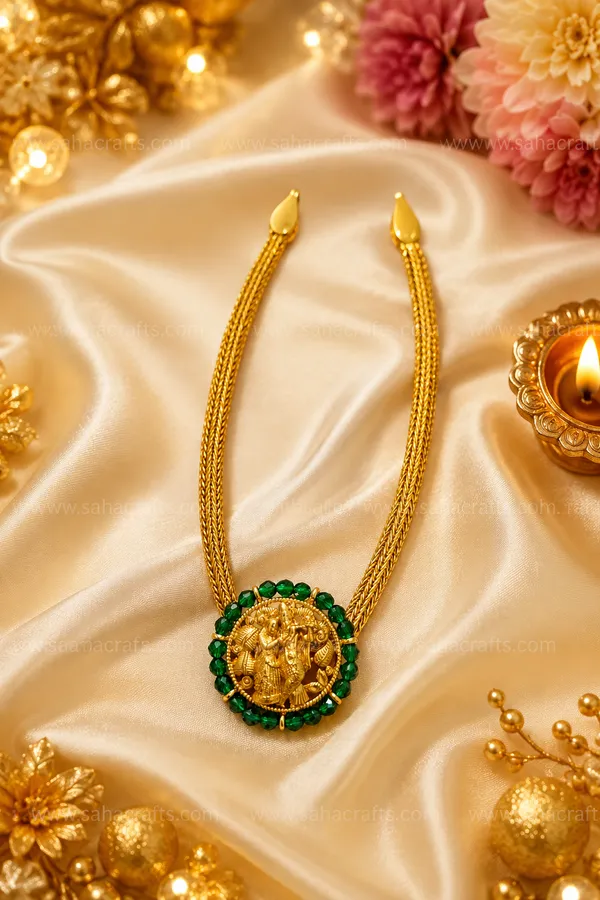Meenakshi_Emerald_Choker_Set