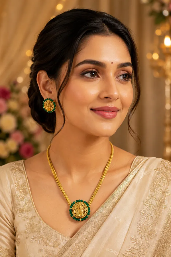 Meenakshi_Emerald_Choker_Set